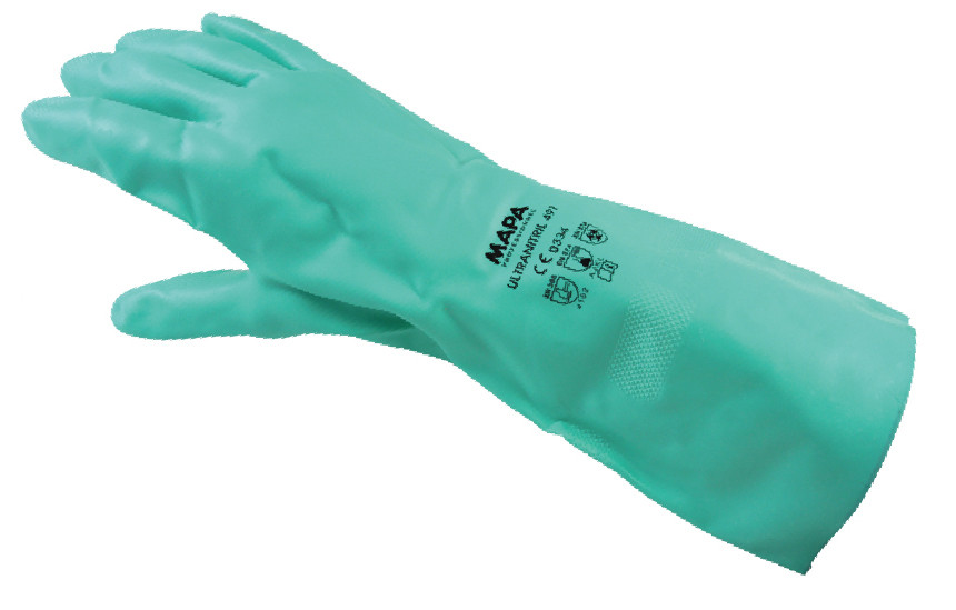 防溶劑手套(綠色)491 MAPA